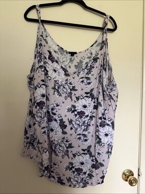 torrid Lavender Floral Spaghetti-Strap Camisole